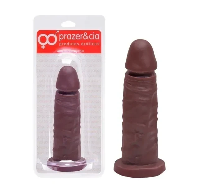 Prótese 14,8 x 4 cm Chocolate Prazer & Cia  - 1