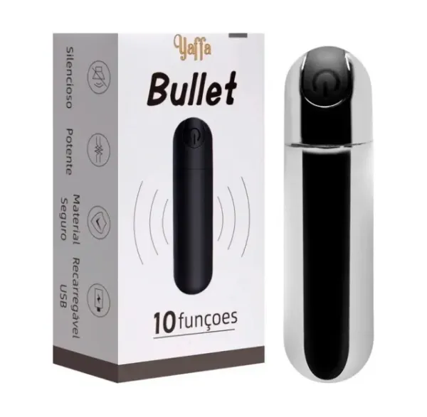 Vibrador Bullet Cápsula Recarregável