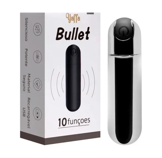 Vibrador Bullet Cápsula Recarregável - 1