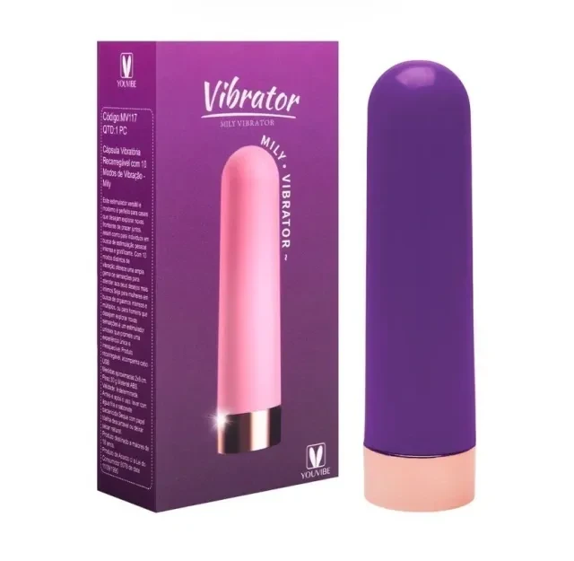 Vibrador Bullet Cápsula Recarregável  - 1