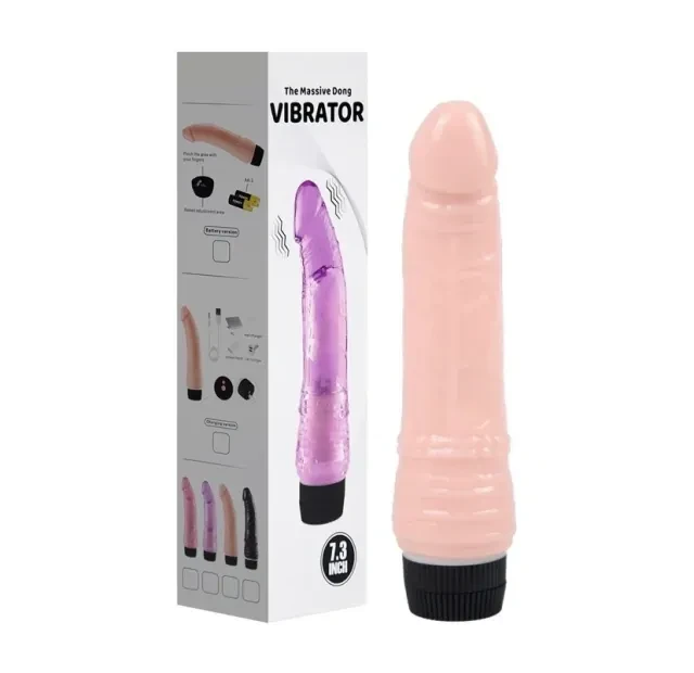 Prótese 19 x 4,3 cm com Vibrador  - 1