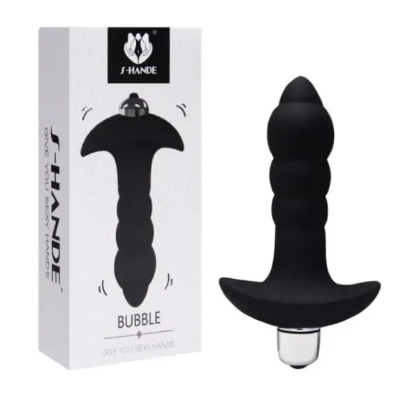 Plug Anal Bubble com Vibrador 