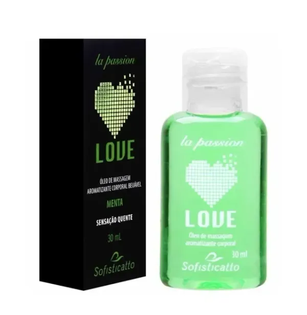 Óleo para Massagem Hot Beijável Menta 30ml