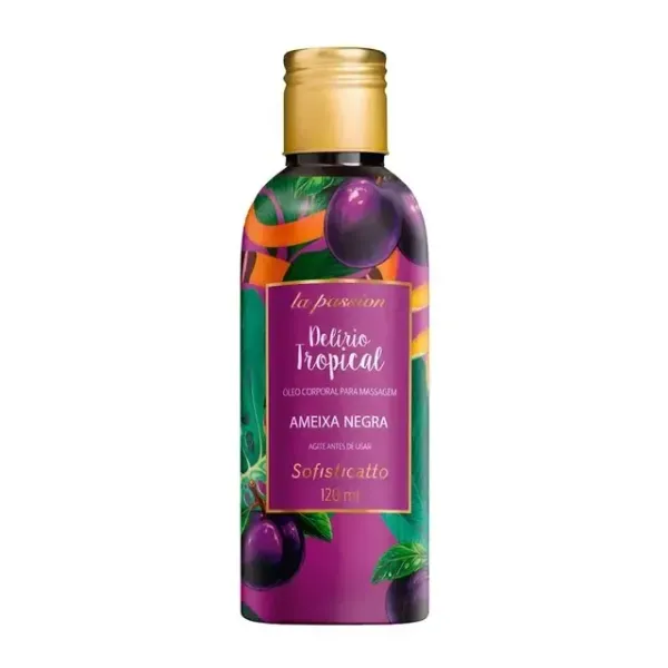 Óleo para Massagem Afrodisíaco Ameixa Negra 120ml