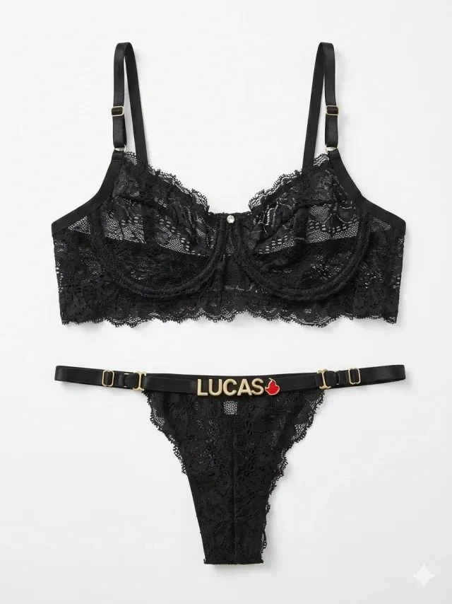 Conjunto Personalizável Preto (LETRAS VENDIDAS SEPARADAMENTE) - 1