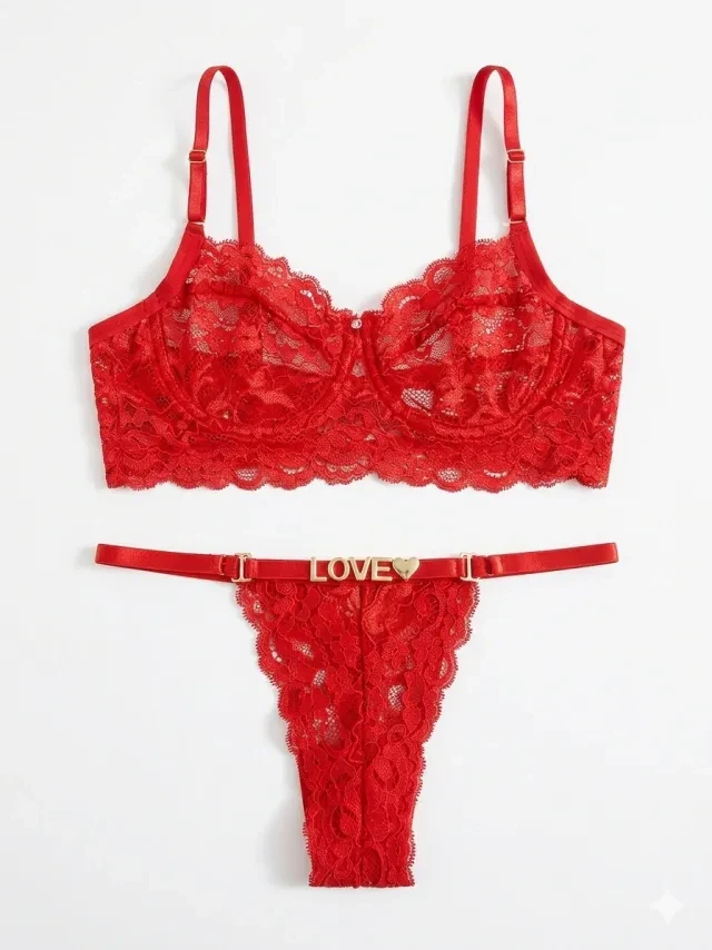 Conjunto Personalizável Vermelho  (LETRAS VENDIDAS SEPARADAMENTE) - 1