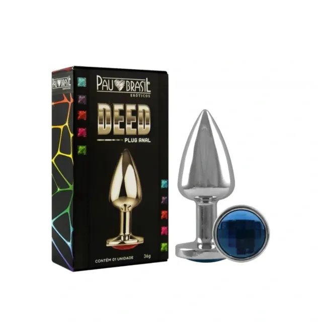 Plug P em ABS Azul  - 1