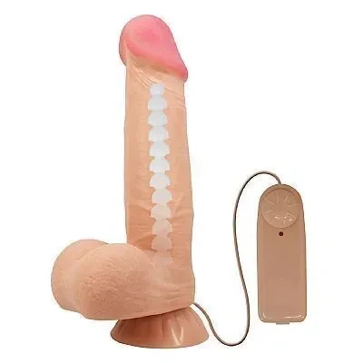 Prótese 21,8 x 4,6 cm com Vibrador  - 3