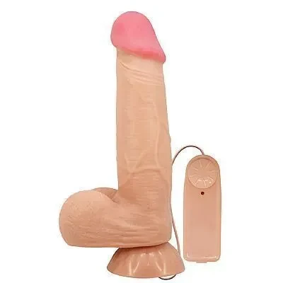 Prótese 21,8 x 4,6 cm com Vibrador  - 2