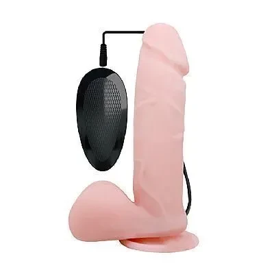 Prótese 19,5 x 4,5 cm com Vibrador  - 3
