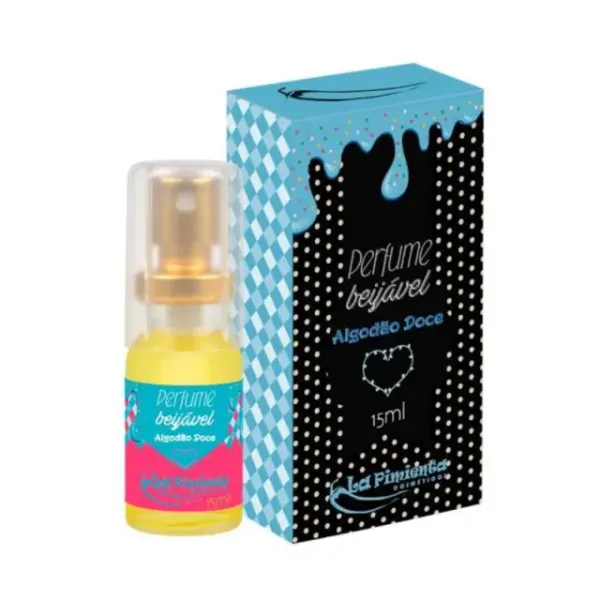 Perfume Beijável Sabor Algodão Doce 15ml 