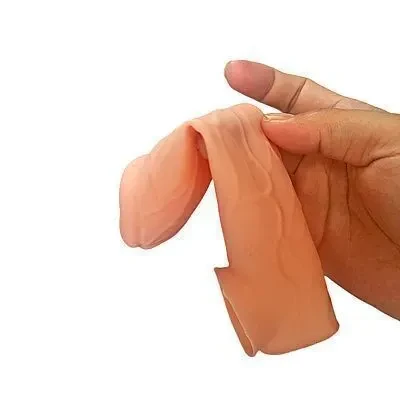 Capa Peniana 17,5 x 3,5 cm com Anel de Silicone  - 5