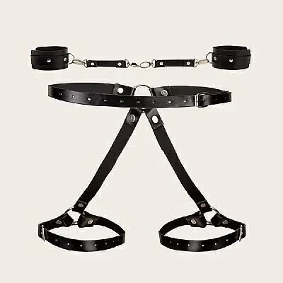 Harness em Couro com Algemas  - 6