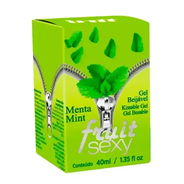 Gel Beijável Fruit Sexy Menta Hot  - 3