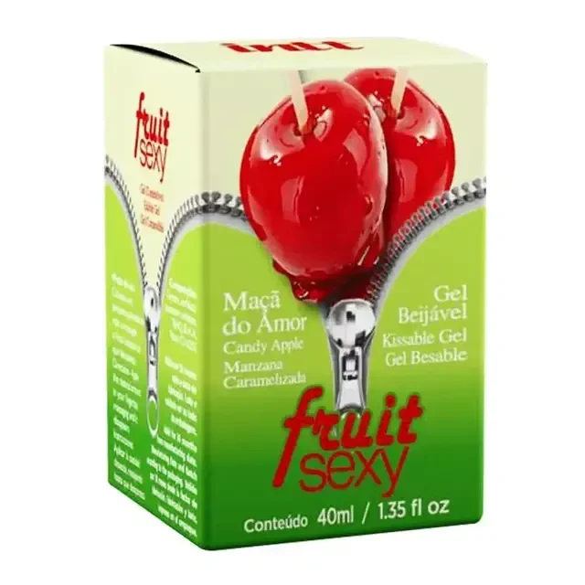 Gel Beijável Fruit Sexy Maçã do Amor Hot 40ml - 3