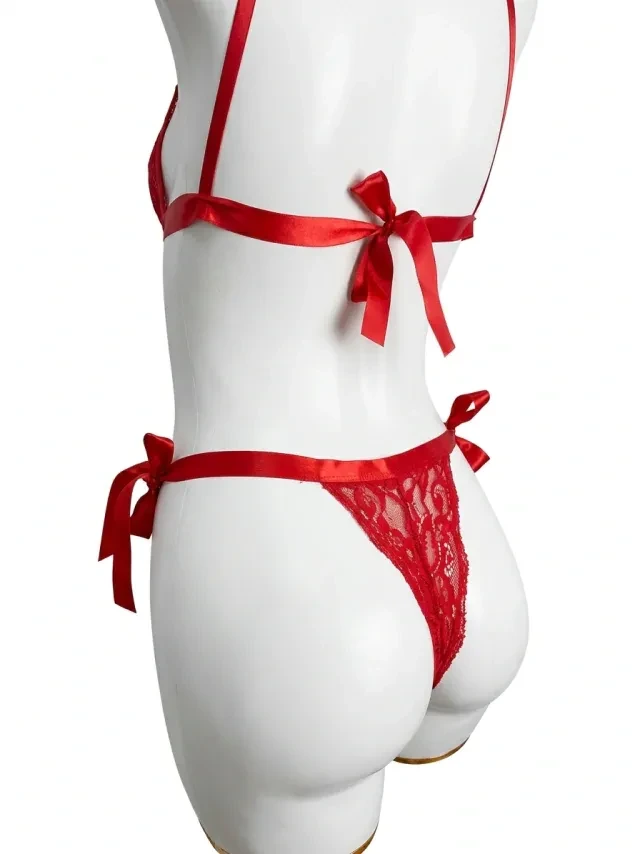 Conjunto Fitilho Vermelho Veste P e M   - 2