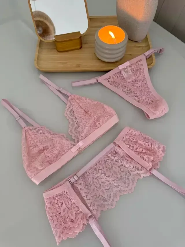 Conjunto Fabulosa Rosa com Cinta TAM P   - 1