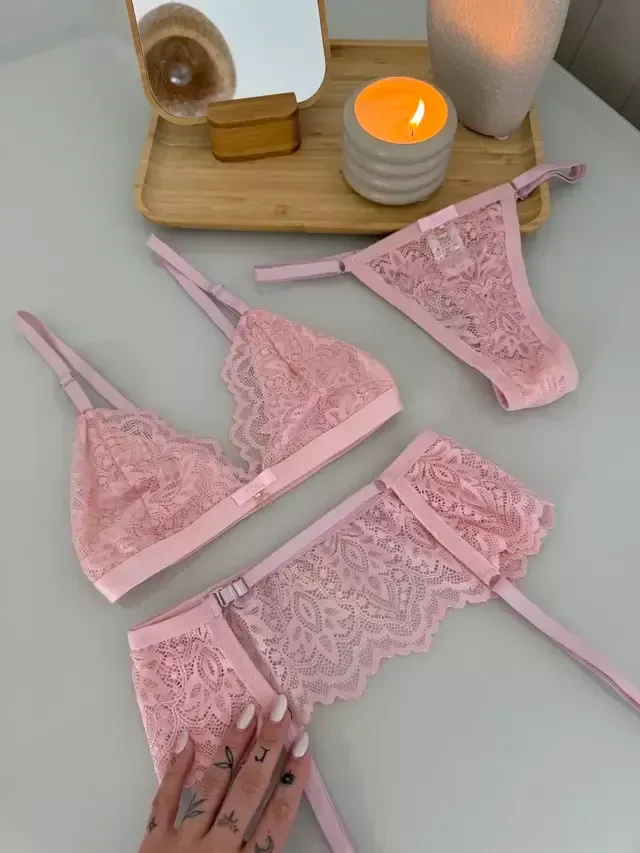 Conjunto Fabulosa Rosa com Cinta TAM P   - 2