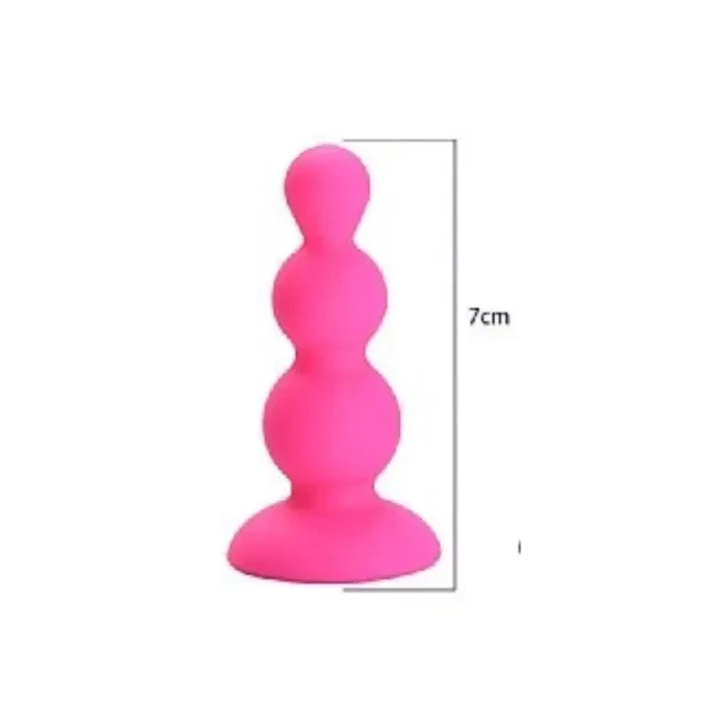 Plug Escalonado em Silicone  TAM  P  - 2