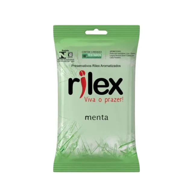 Preservativo Rilex Aromatizado Menta 3uni - 1