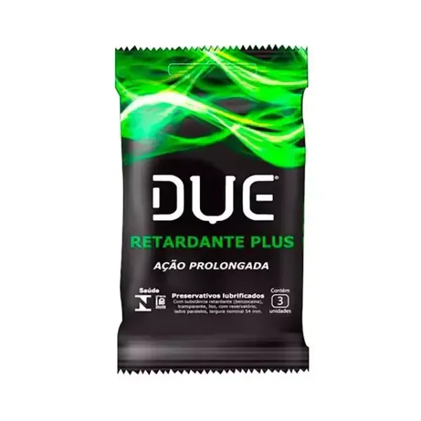 Preservativo DUE Retardante Plus 3uni