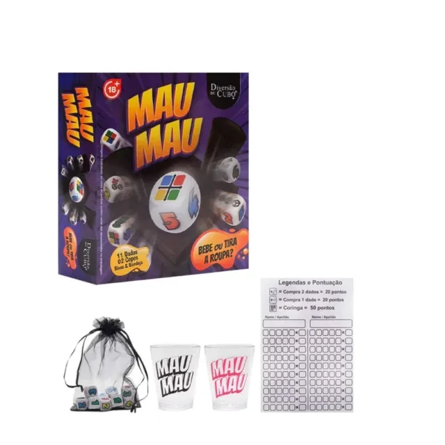 Jogo Mau Mau Bebe ou Tira Roupa  - 1
