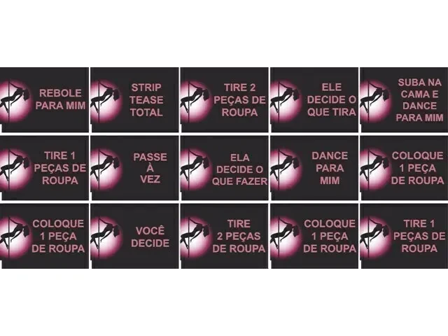 Baralho do Streep Tease 15 cartas  - 3