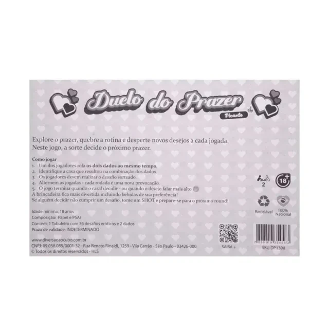 Jogo Duelo do Prazer Picante  - 2