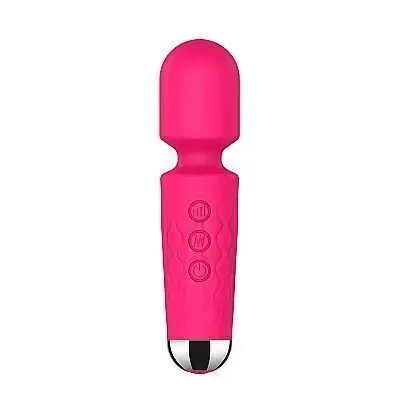 Vibrador Varinha Mágica Stacy Recarregável Pink 