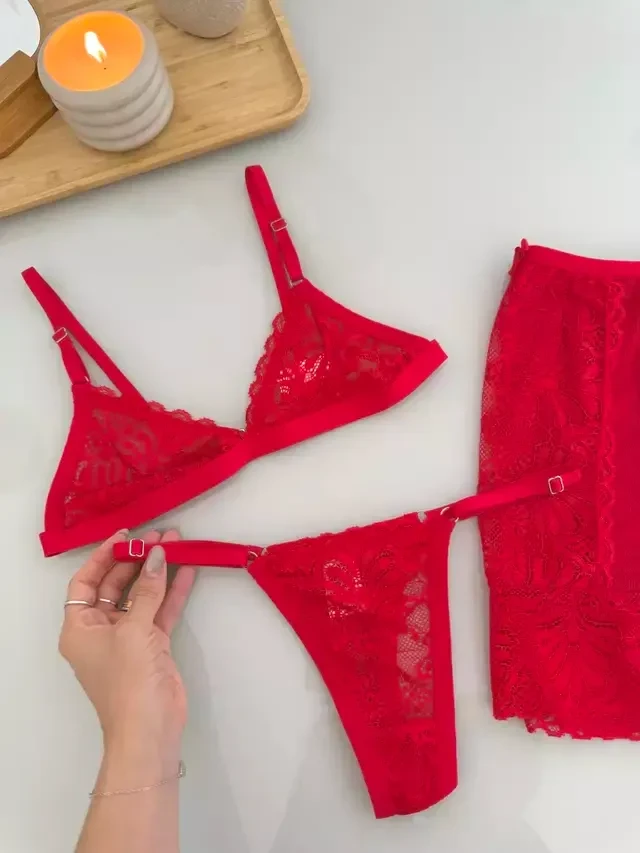 Conjunto Seduza Vermelho TAM G - 3