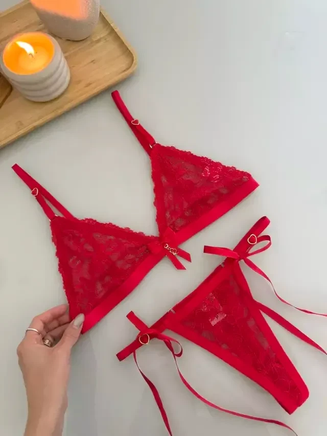 Conjunto Caprichosa Vermelho TAM G  - 1