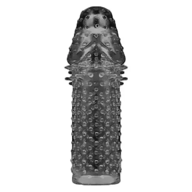 Capa Peniana em Silicone Preta  - 1
