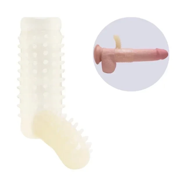 Meia Capa Peniana Florescente em Silicone  - 4
