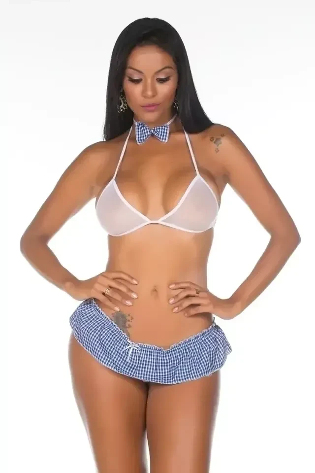 Fantasia Mini Colegial Veste P e M  - 1