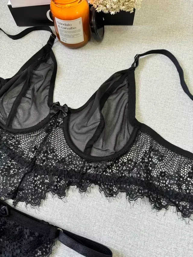 Conjunto Luna Preto TAM G - 2
