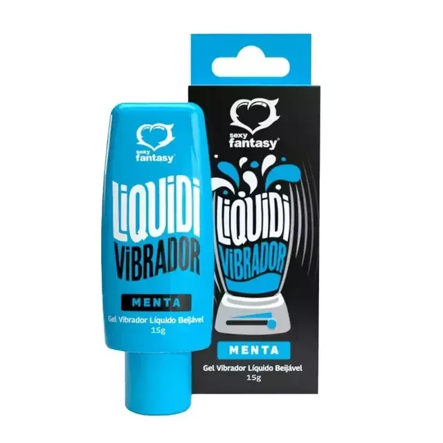 Gel Excitante Vibrador Líquido Menta 15g - 1