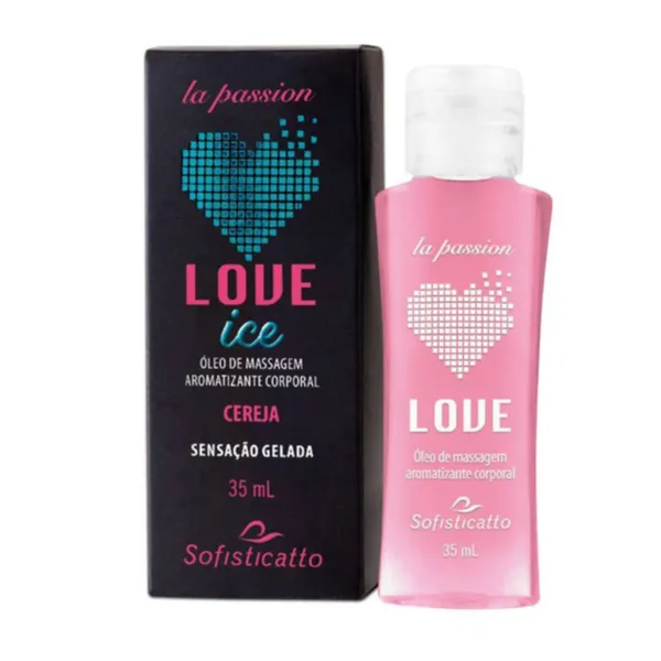 Óleo para Massagem Beijável  Ice ❄️Beijável Cereja 35ml
