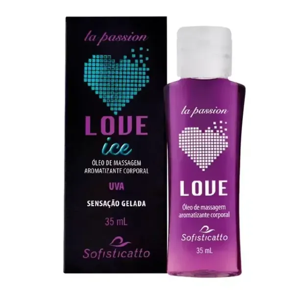 Óleo para Massagem Beijável Ice ❄️Beijável Uva  35ml 