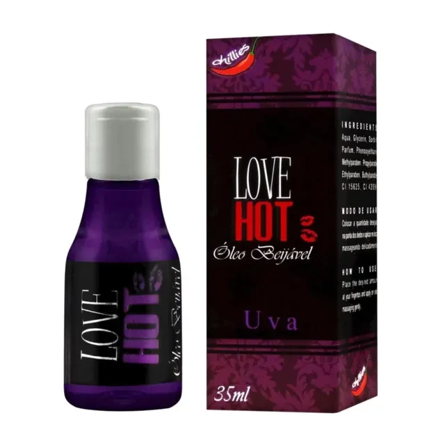 Óleo para Massagem Hot 🔥 Uva   35ml  - 1