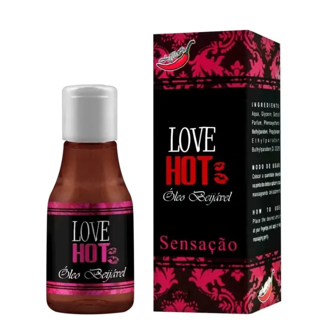 Óleo para Massagem Beijável  Hot 🔥 Sensação 35ml  - 1