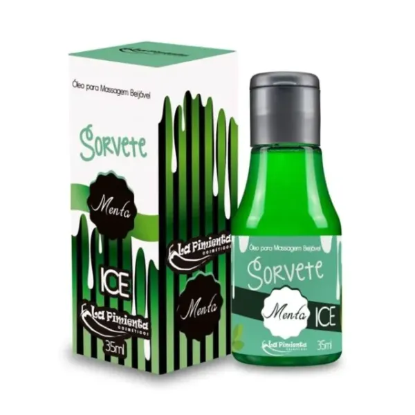 Óleo para Massagem Beijável  Ice ❄️ Menta 35ml 