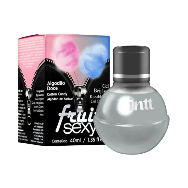 Gel Beijável Fruit Sexy Algodão Doce Hot 40ml  - 1
