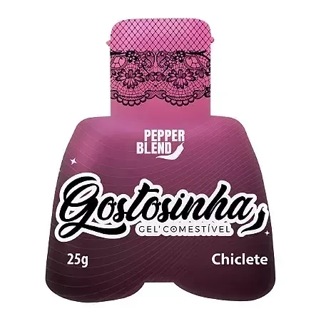 Gel Beijável Gostosinha Hot Chiclete 25g - 1