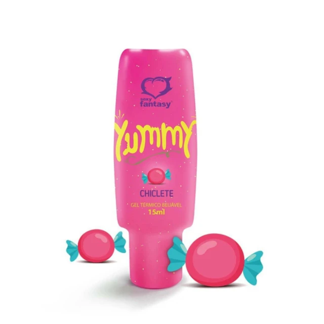 Yummy Gel Beijável Hot 🔥 Chiclete 15g - 1