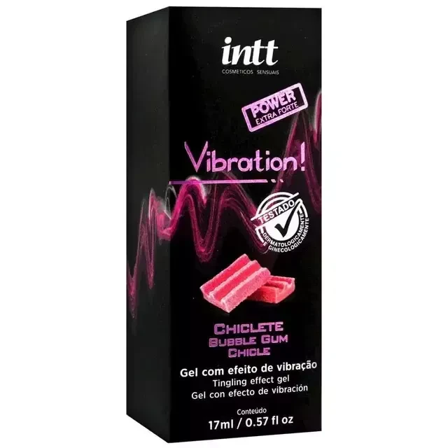 Excitante Unissex Vibrador Beijável Chiclete 15g - 2