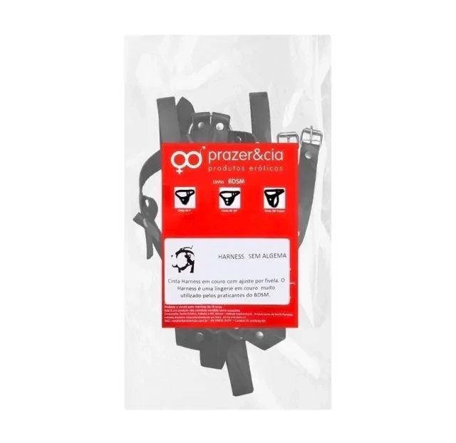 Harness Sado Cinta sem Algema P&C - 3