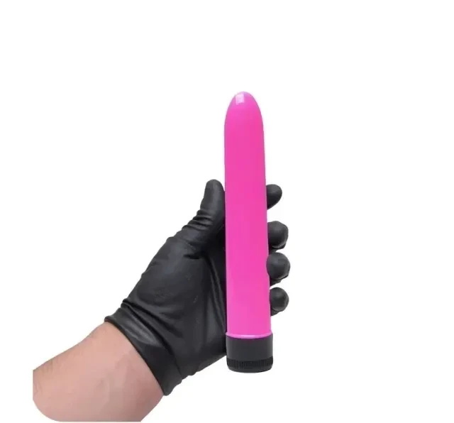 Vibrador Personal 17x2,8 cm Pink A Pilha  - 5