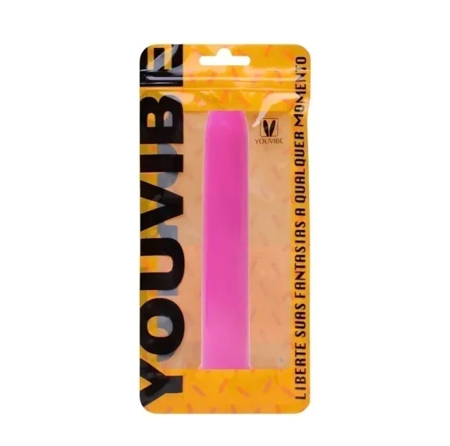 Vibrador Personal 17x2,8 cm Pink A Pilha  - 6