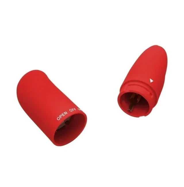 Vibrador Golfinho Ponto G Vermelho -Acompanha Pilha  - 3