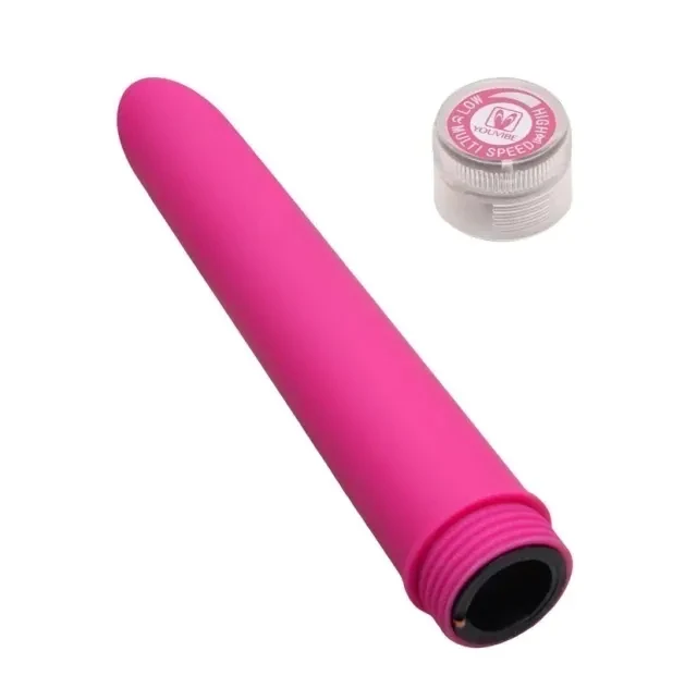 Vibrador Personal 17x2,5 cm Pink  A Pilha  - 3